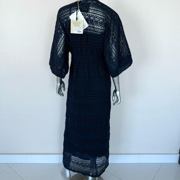 NWT!!! Pink Memories long dress size L Retail 572$ - Picture 4 of 10